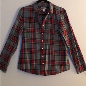 Flannel button down shirt